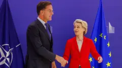 NATO Genel Sekreteri Mark Rutte ve Avrupa Komisyonu Başkanı Ursula von der Leyen