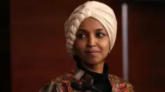 Xildhibaanad Ilhaan Cumar oo ka tirsan Aqalka Kongareeska Mareykanka