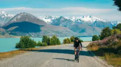 Lake Pukaki, a popular tourist destination on the South Island of New Zealand.