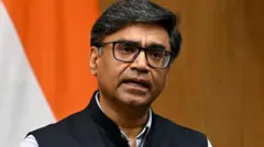 भारताचे परराष्ट्र सचिव विक्रम मिस्री