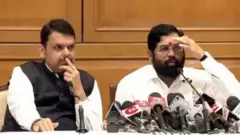 मुख्यमंत्री एकनाथ शिंदे, देवेंद्र फडणवीस, अजित पवार