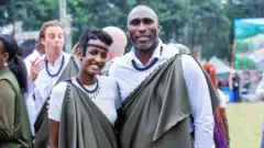 Bamwe mu bitabiriye umuhango wo Kwita Izina abana b'ingagi mu Rwanda 