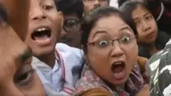 আসামে নাগরিকত্ব বিল নিয়ে বিক্ষোভ