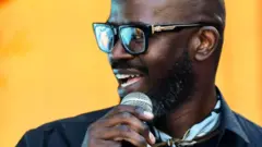 Black Coffee à Durban, en Afrique du Sud, en 2021.