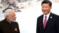 नरेंद्र मोदी, शी जिनपिंग