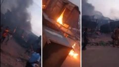 Foto of di shops wey security pipo burn for Orsu