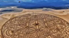 п?сок ? пляж, творч?сть