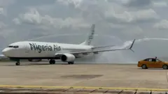 Aworan ọkọ ofurufu Nigeria Air to balẹ si Abuja