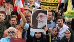 Apoyo al líder iraní