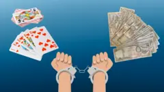 अपराध संहिताका अनुसार पहिलो पटक जुवा खेल्ने र खेलाउनेलाई ३ महिनासम्मको कैद र ३० हजार रुपियाँको जरिवाना हुनसक्छ