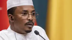 Le président Mahamat Idriss Deby Itno lors d'un sommet en Turquie en 2021.