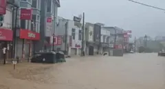 நுவரெலியா நகரில் மழை பாதிப்பு