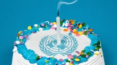 صورة تعبيرية احتفالية بعيد ميلاد الأمم المتحدة 
