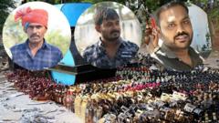 ભાવનગર ઝેરી દારૂકાંડ : ભંગારની ખાલી બૉટલો અને કેમિકલથી બનાવાયો 'ઝેરી દારૂ' - જાણો કઈ રીતે ચાલતું હતું આખું નેટવર્ક