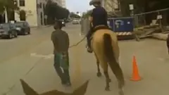 بالفيديو: شرطة تكساس تسحب رجلا أسود بحبل