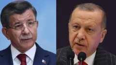 Cumhurbaşkanı Erdoğan Ahmet Davutoğlu