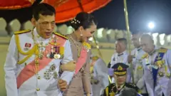 King Maha Vajiralongkorn greets well-wishers in Bangkok