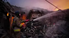 Uburusiya bwateye misire ku masoko y'umuyagankuba hirya no hino muri Ukraine