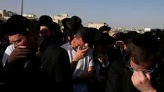 Mourners in Jerusalem, 30 April