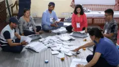 ललितपुरको महानगरपालिकाको मतगणना