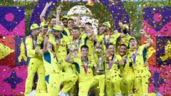 শেষ পর্যন্ত ট্রফি উঠল প্যাট কামিন্স ও তার দলের ক্রিকেটারদের হাতেই