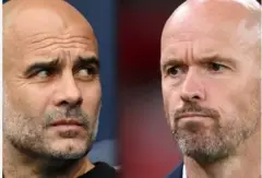 Aworan Pep Guardiola ati Ten Hag