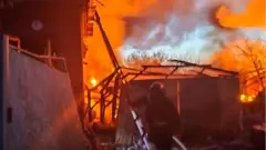 Горящий дом в Харьковской области, 2 мая 2026 года