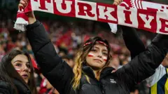Türkiye'nin 2 - 0 kazandığı Bulgaristan maçında taraftarlar