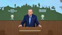 Туркия раҳбарининг тақдимотдаги чиқиши