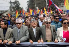 हालैका प्रदर्शनका क्रममा राजसंस्था पक्षधर नेताहरू