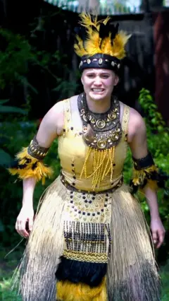 A woman dancing