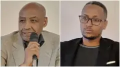 Dr Tsagaay Birhaanaa fi itti aanaan isaanii Obbo Gabra’aamlaak Ya’iniyoo 