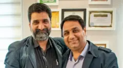  مجید (سمت چپ) و حسین (سمت راست) عبدالباقی