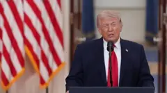 যুক্তরাষ্ট্রের প্রেসিডেন্ট ডোনাল্ড ট্রাম্প