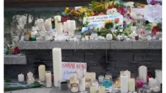 Tributes in Pegler Square
