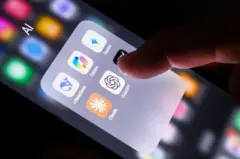 Celular com o ChatGPT