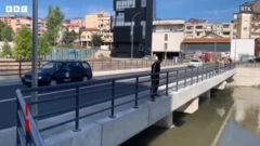 novi most u mitrovici, mitrovica, ibar, most preko ibra 