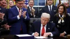Image shows Donald Trump