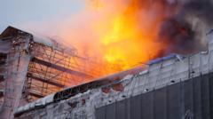 آتش‌سوزی ساختمان بورس کپنهاگ