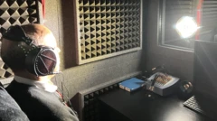 Repórter Pallab dentro do dispositivo de testes da 'máquina dos sonhos'