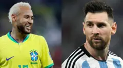 নেইমার ও মেসি