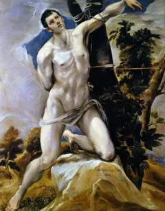 Pintura de El Greco en la que retrata a San Sebastián