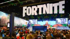 Online game "Fortnite" enthusiasts attend the ESL Katowice Royale Featuring Fortnite Tournament during the Intel Extreme Masters Katowice 2019 event in Katowice on March 3, 2019