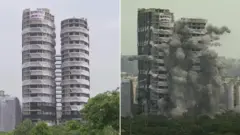 ध्वस्त हुआ ट्विन टावर