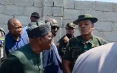 Nyesom Wike tare da Lt. Ahmed Yerima