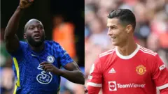 Romelu Lukaku na Cristiano Ronaldo