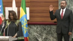 ጠቅላይ ሚኒስትር ዐቢይ አሕመድ ቃለ መሐላ ሲፈጽሙ