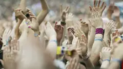 Fans at a festival