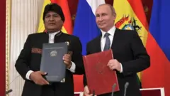 Evo y Putin