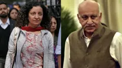 প্রিয়া রামানি ও এমজে আকবর